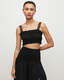 Alex Smock Embroidery Super Cropped Top  large image number 2