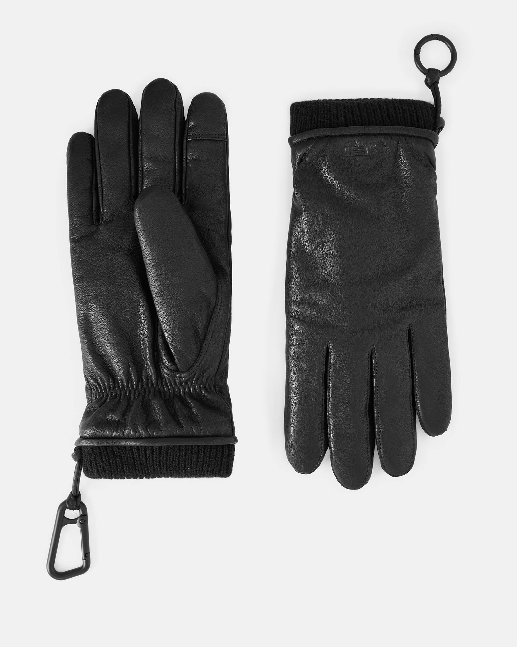 Blaine Leather Puffer Gloves  large image number 1
