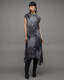 Gian Dionne Floral Asymmetric Maxi Dress  large image number 7