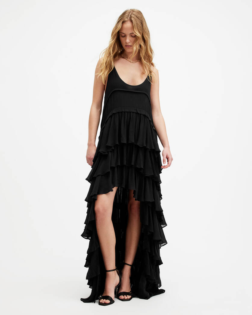 Cavarly Tiered Ruffle Maxi Dress  large image number 5