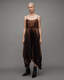 Nadia 2-In-1 Metallic Foil Pleated Dress  large image number 3