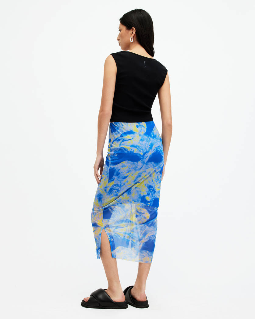 Nora Inspiral Mesh Midi Skirt  large image number 7