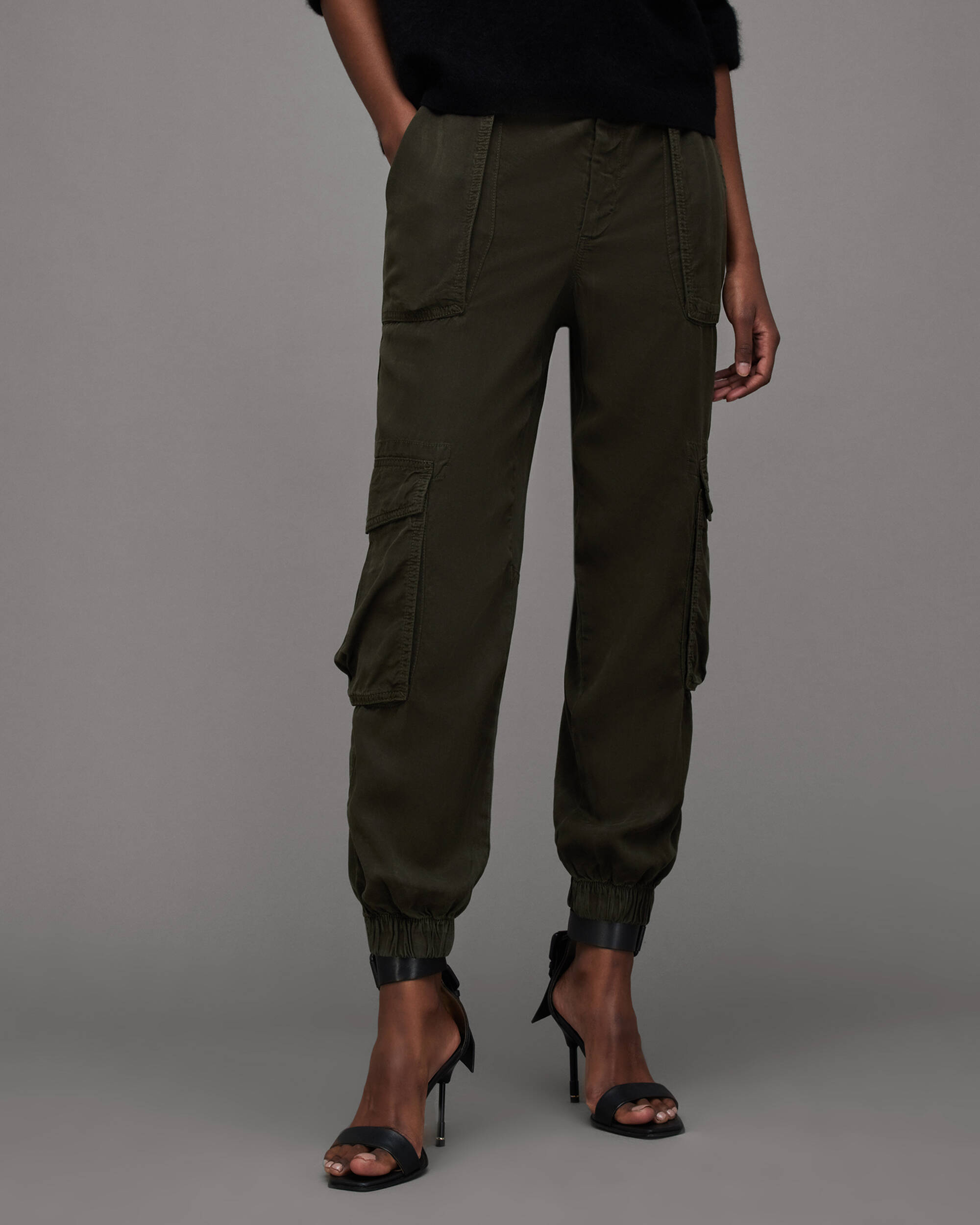 Frieda High-Rise Tencel Cargo Trousers  large image number 2
