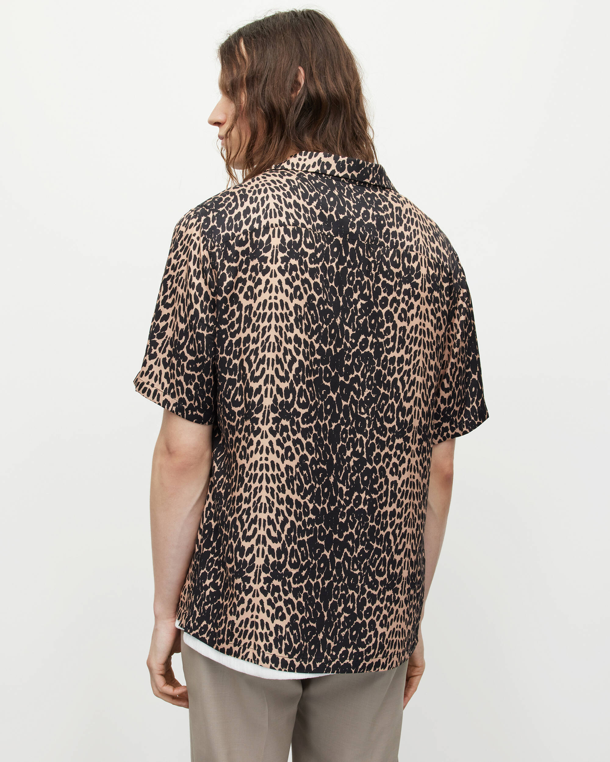 Feline Leopard Print Relaxed Shirt  large image number 5