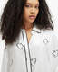 Sofi Silk Blend Escalera Pyjama Shirt  large image number 2