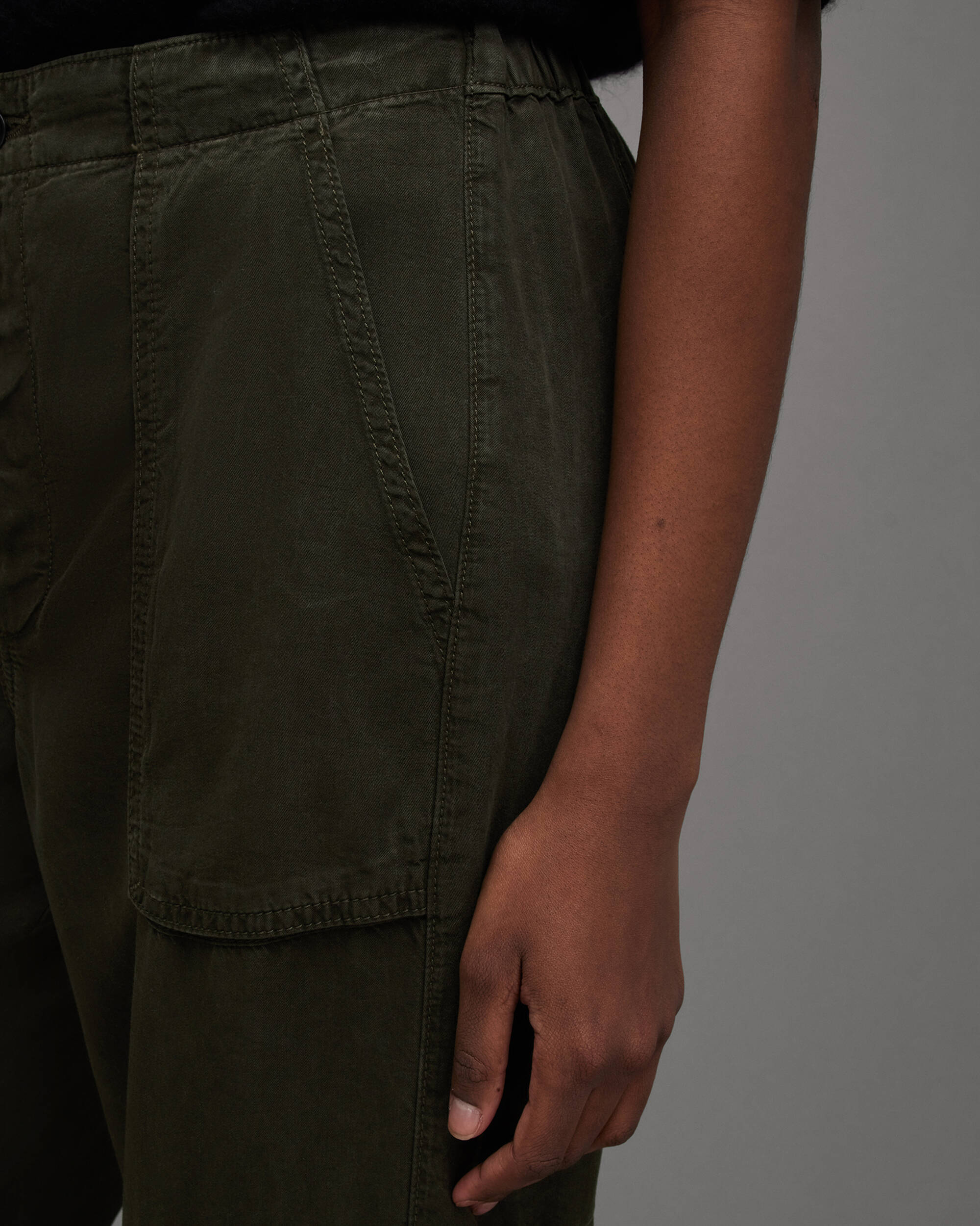 Frieda High-Rise Tencel Cargo Trousers  large image number 3