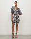 Ciara Ines Mochrome Printed Mini Dress  large image number 1