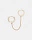 Mini Hoop Chain Earrings  large image number 3