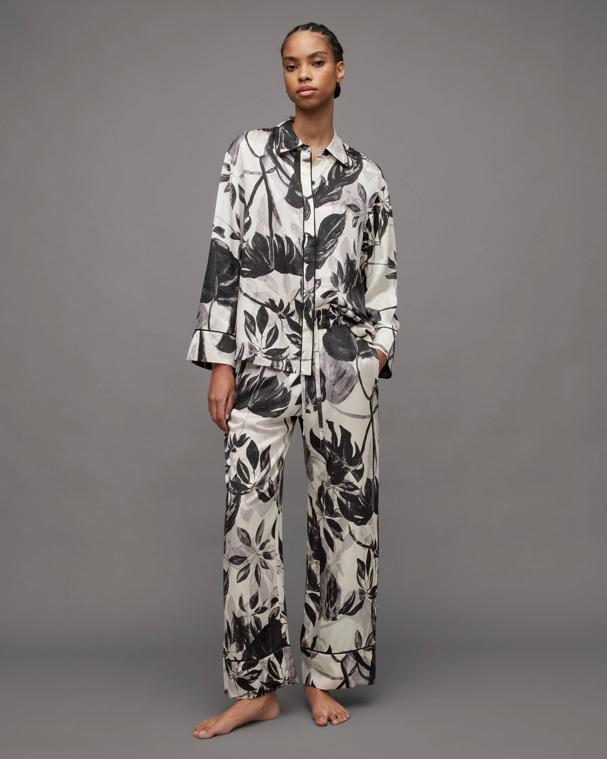 Sofi Silk Blend Jackie Pyjama Trousers  large image number 2