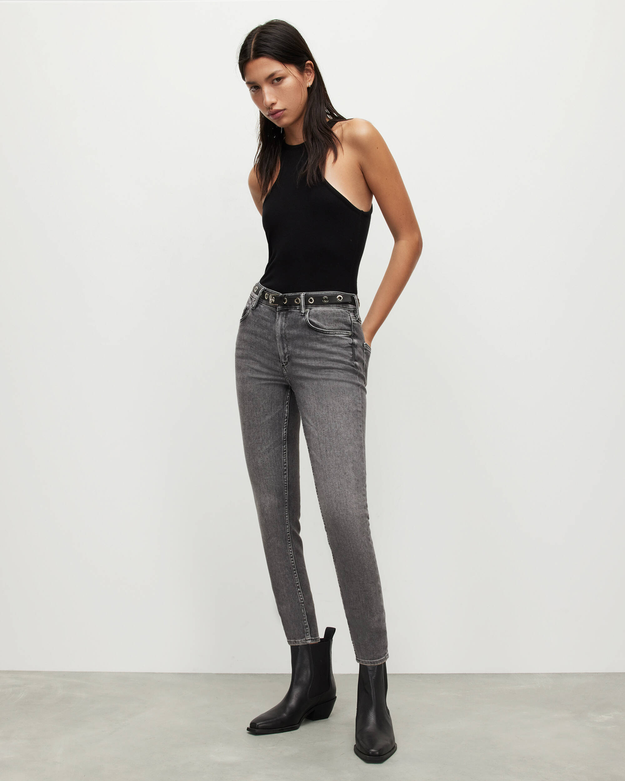 Dax High-Rise Skinny Jeans  large image number 1