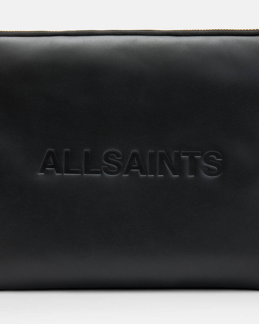 Saff Leather Embossed Logo Laptop Case  large image number 4