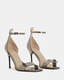 Betty Square Toe Leather Heeled Sandals  large image number 4