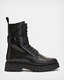 Onyx Leather Buckle Boots  large image number 1