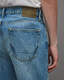Curtis Straight Fit Damaged Denim Jeans  large image number 5