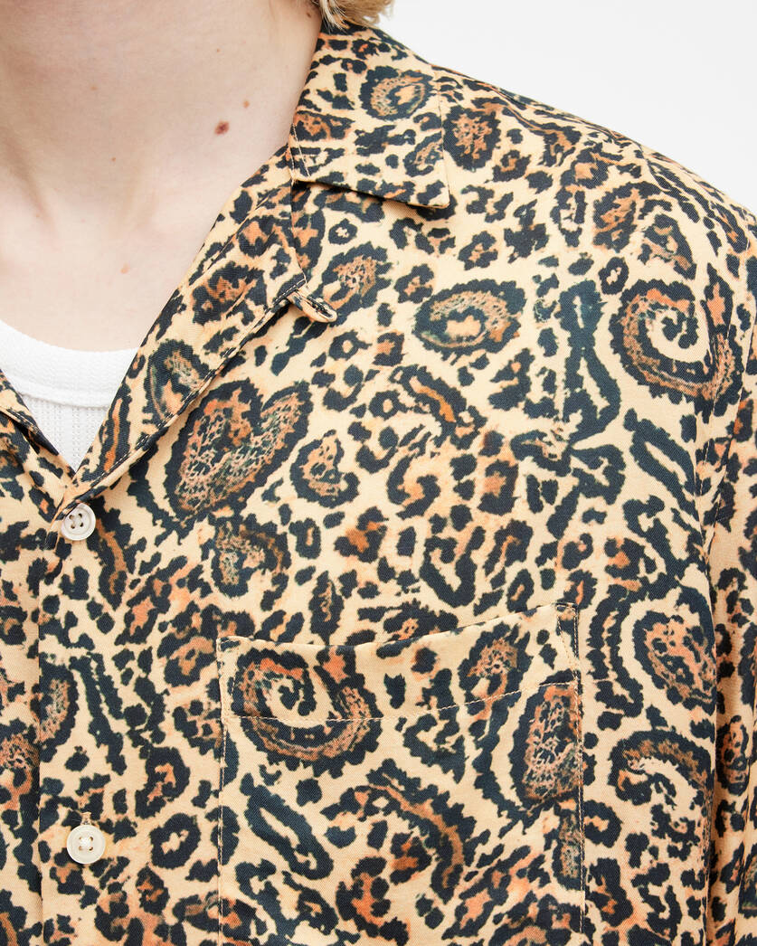 Leo Paisley Relaxed Fit Shirt  large image number 4