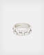 Checker Band Sterling Silver Ring  large image number 1