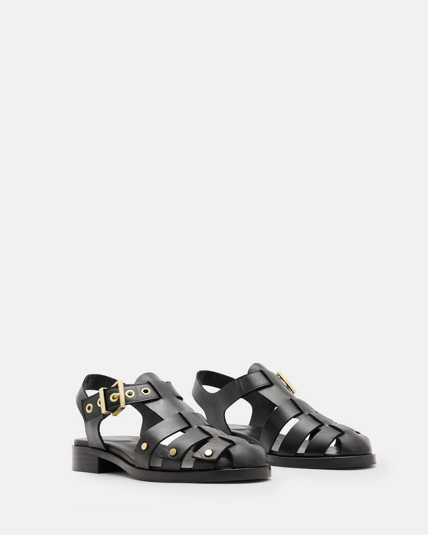 Nelly Studded Leather Sandals  large image number 5