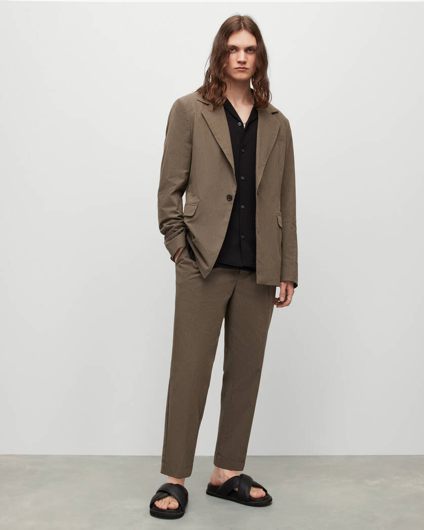 Capella Mid-Rise Cropped Taper Trousers  large image number 9