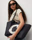Hannah Tie Dye Leather Tote Bag  large image number 2
