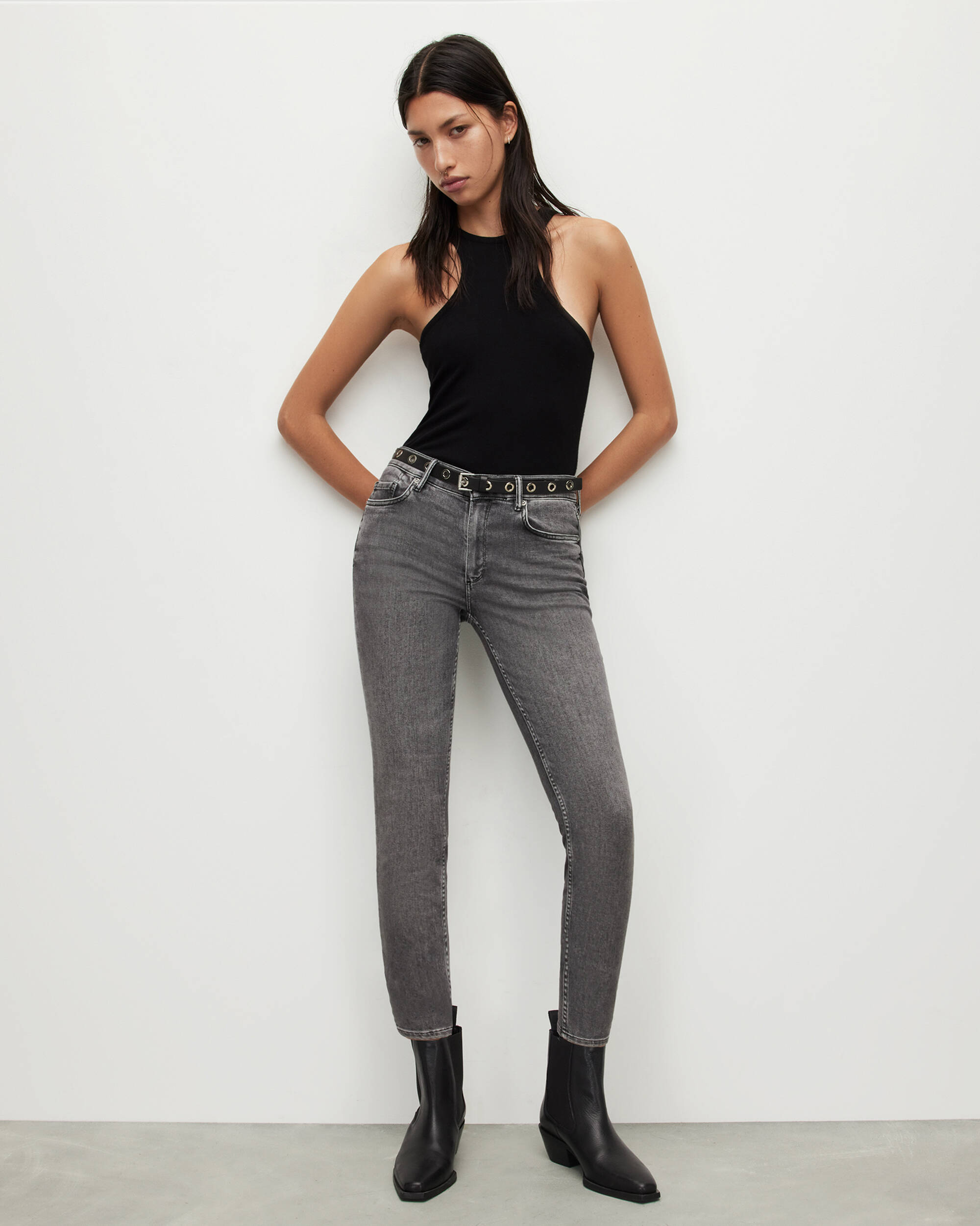Dax High-Rise Skinny Jeans  large image number 4