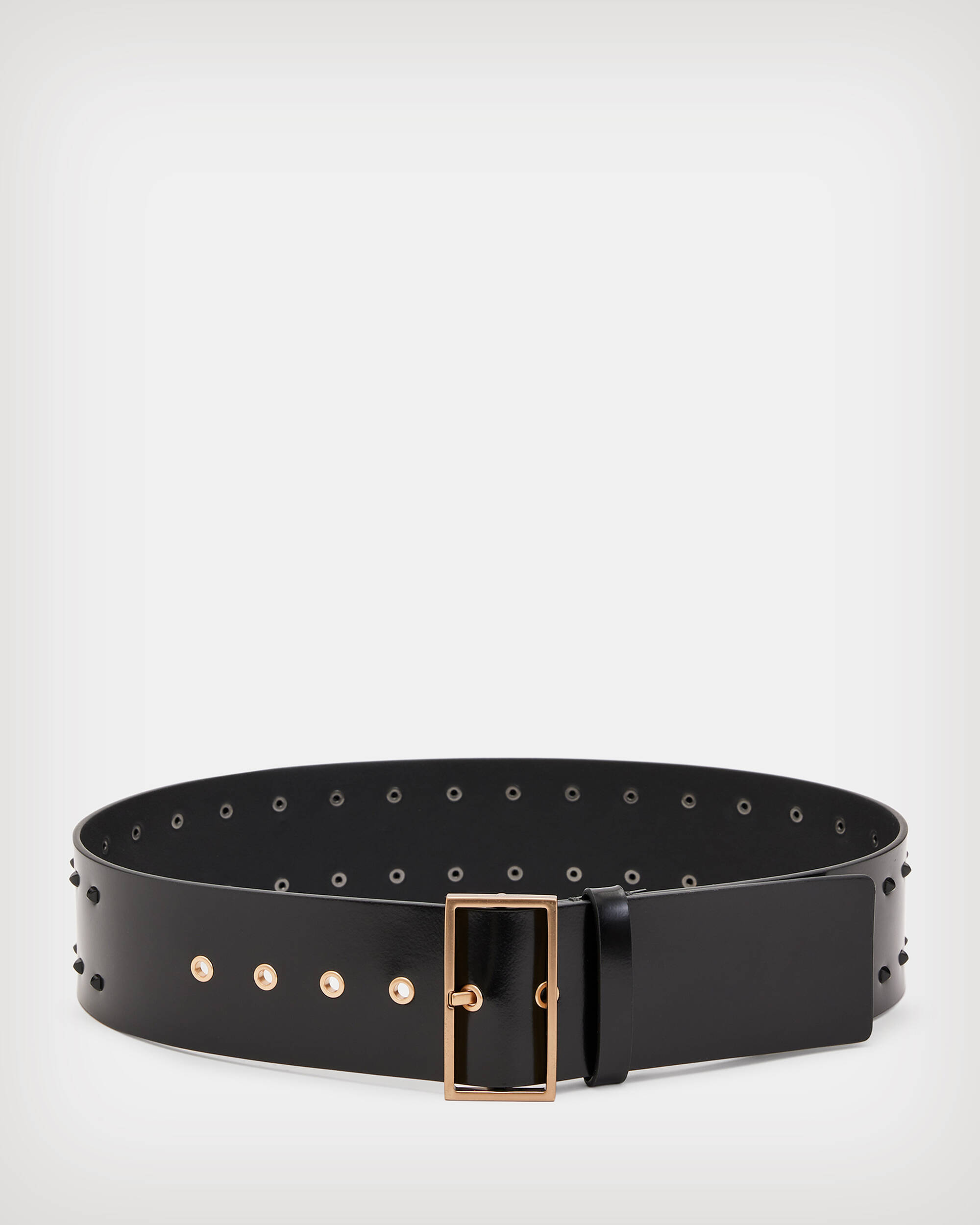 Maxie Studded Wide Leather Belt  large image number 5