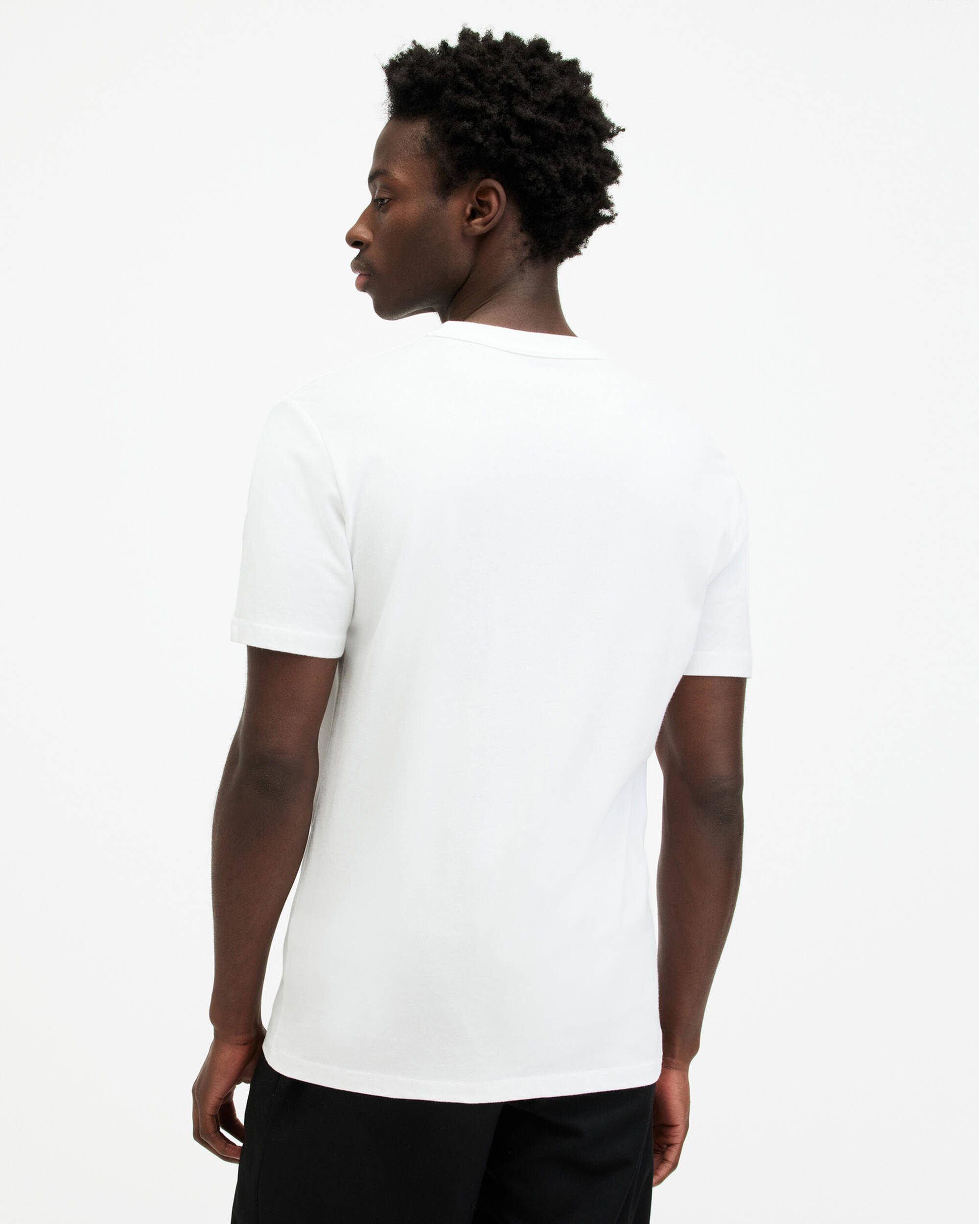 Brace Brushed Cotton 3 Pack T-Shirts White | ALLSAINTS