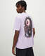 Dual Graphic Print Crew Neck T-Shirt  large image number 6