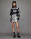 Cleo Metallic Denim Mini Skirt  large image number 4