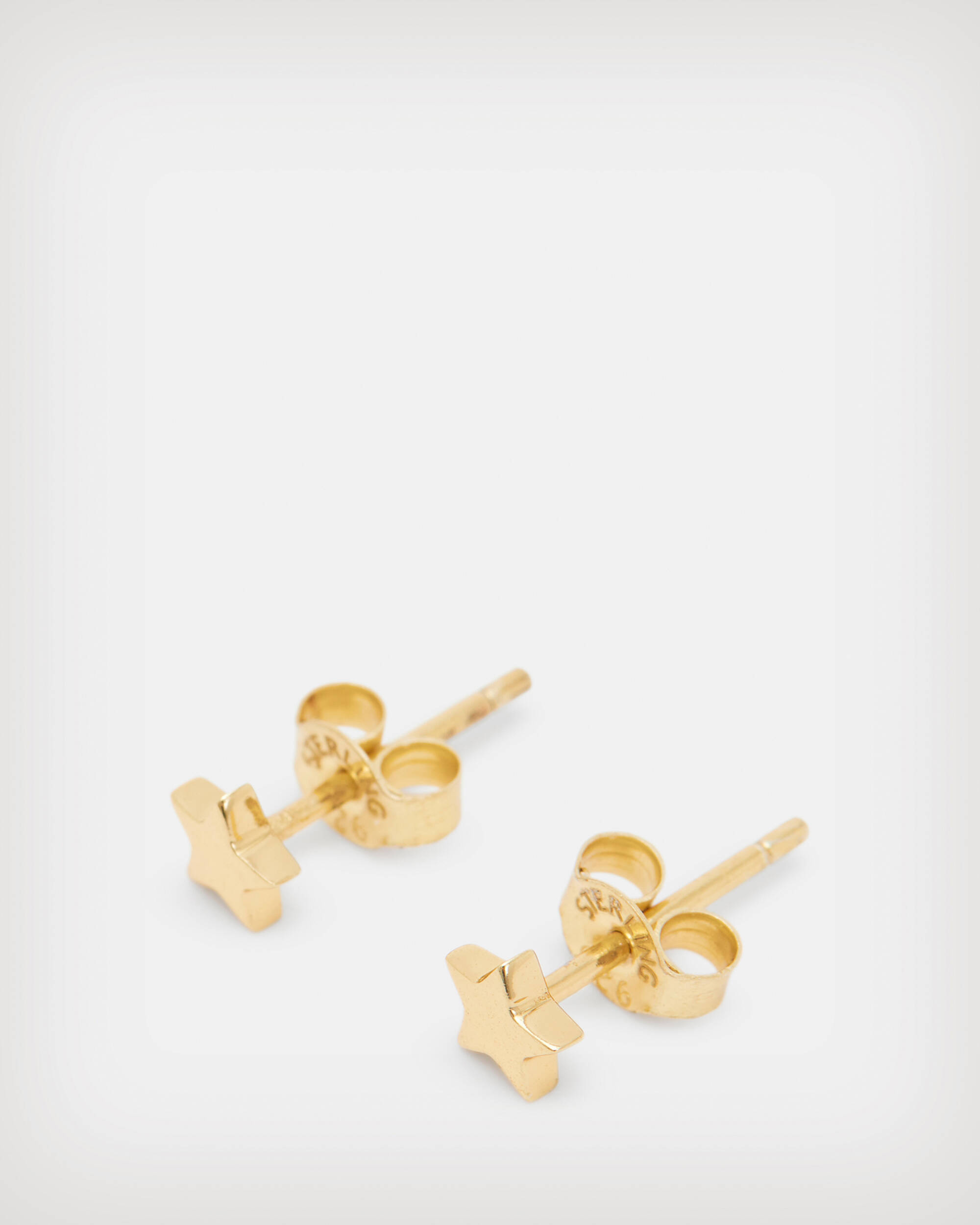 Star Gold Vermeil Stud Earrings  large image number 3