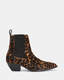 Fox Leopard Print Leather Boots  large image number 1
