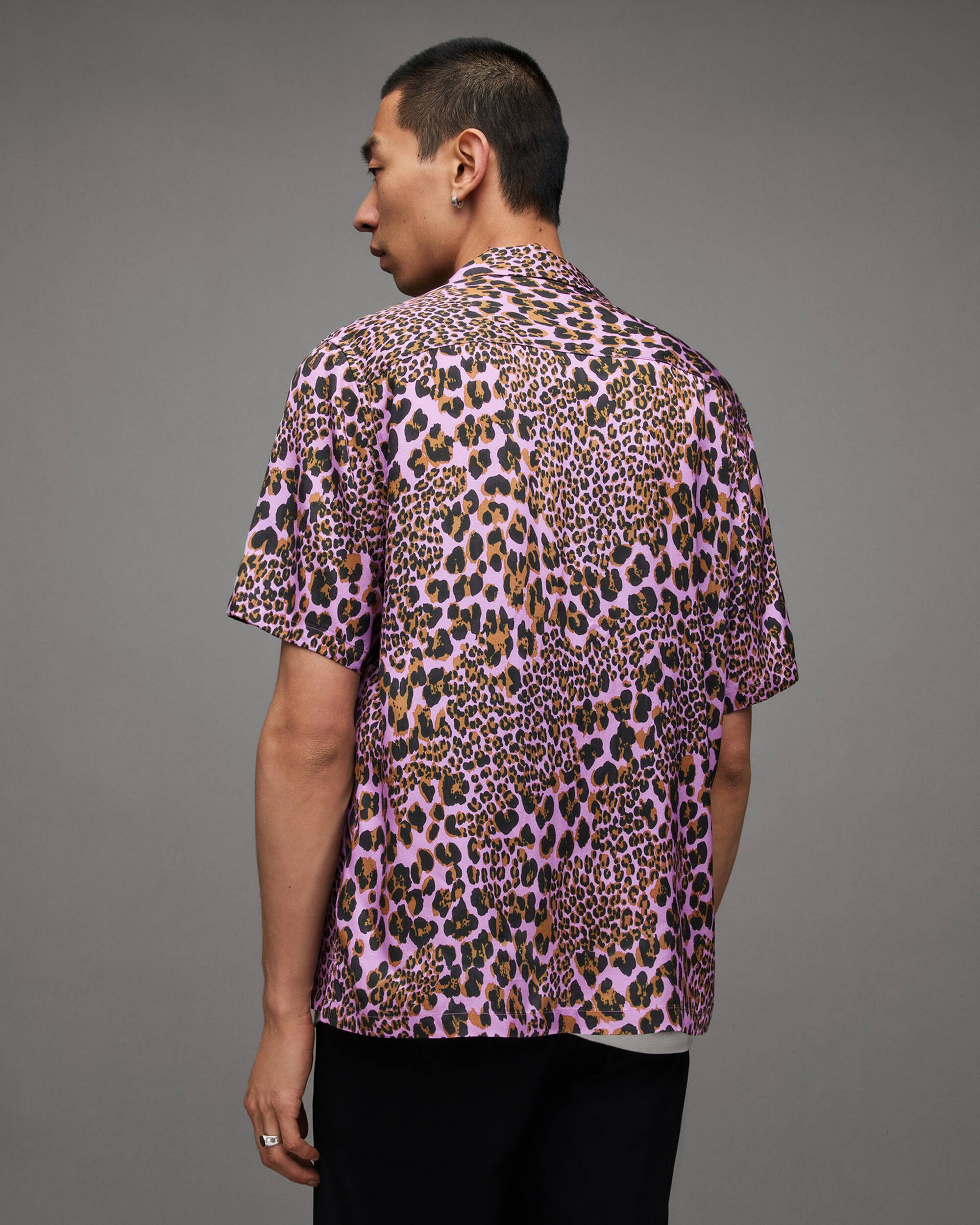 Leo Leopard Print Relaxed Fit Shirt  large image number 5