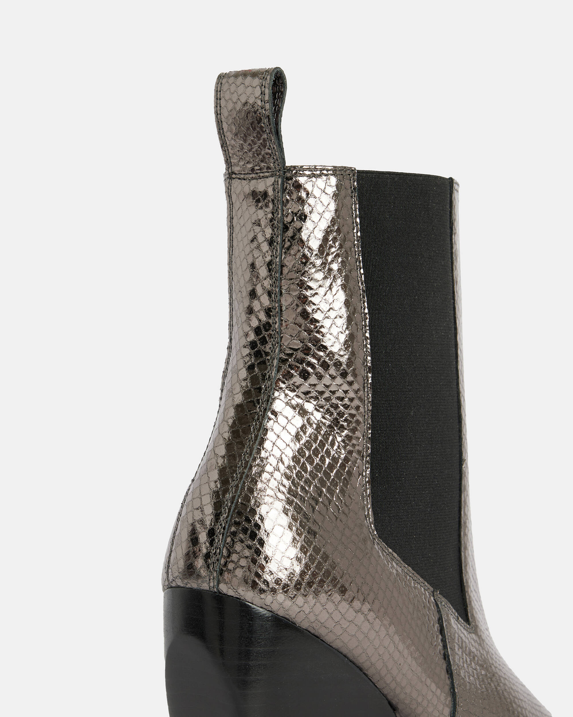 Ria Snakeskin Effect Leather Boots  large image number 5