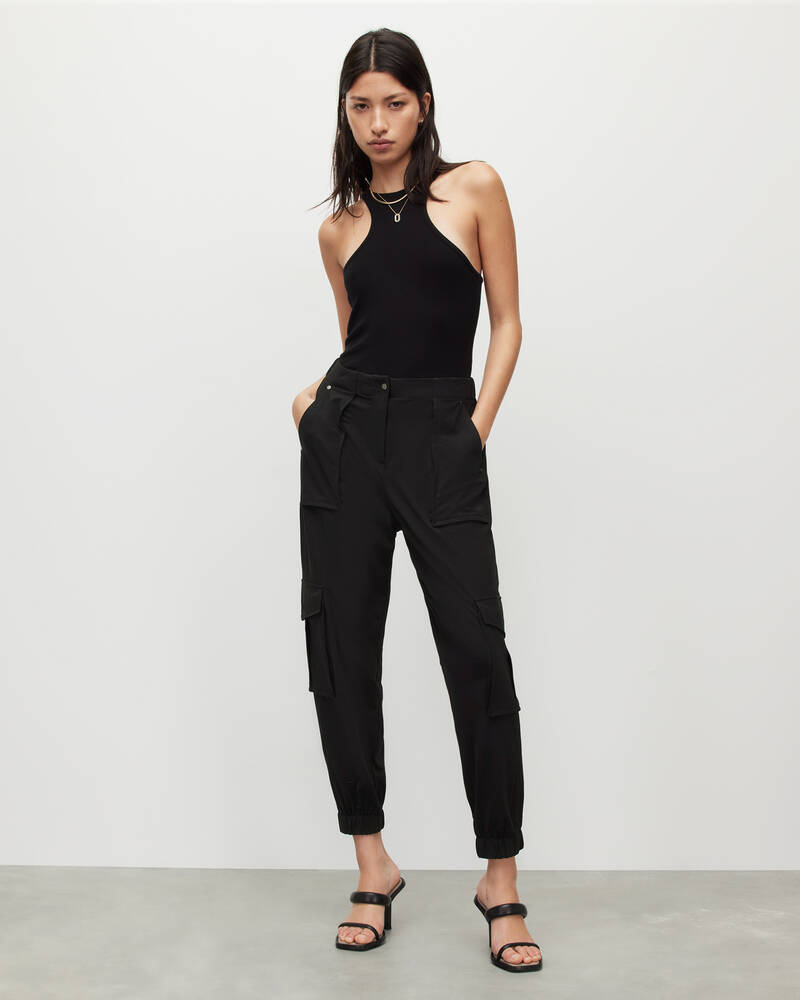 Frieda High-Rise Jersey Cargo Trousers  large image number 3