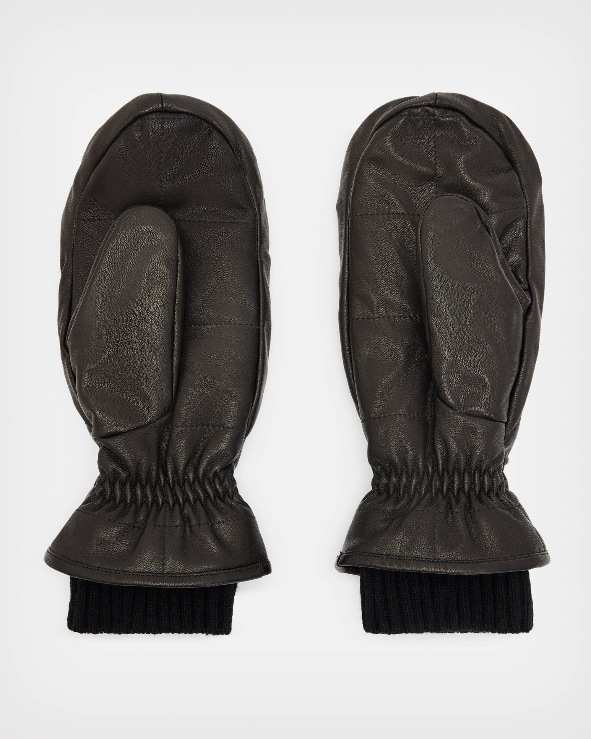 Andra Leather Puffer Mittens  large image number 4