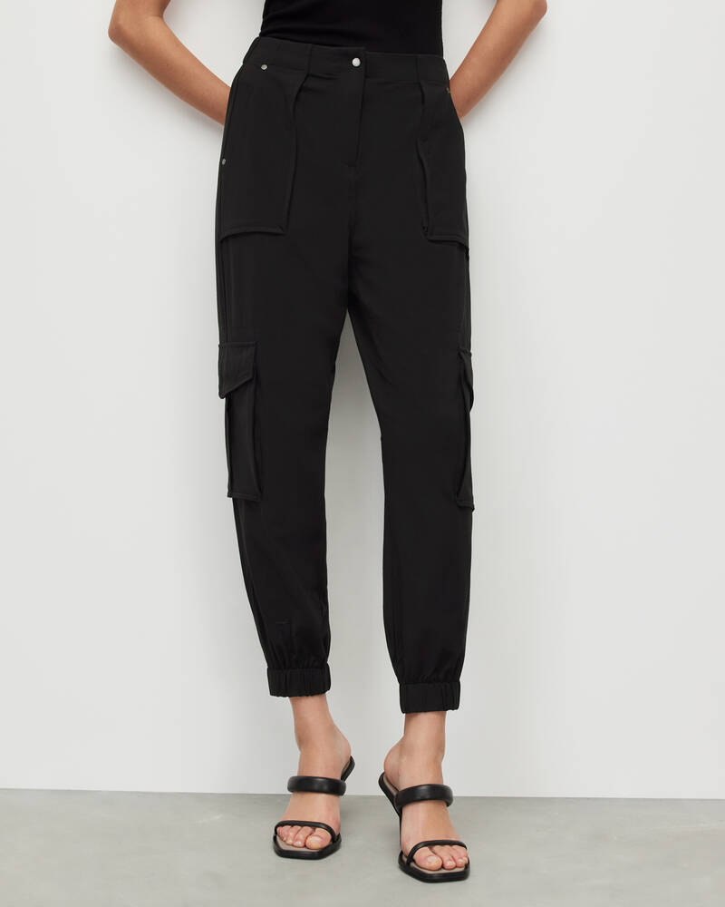 Frieda High-Rise Jersey Cargo Trousers  large image number 4