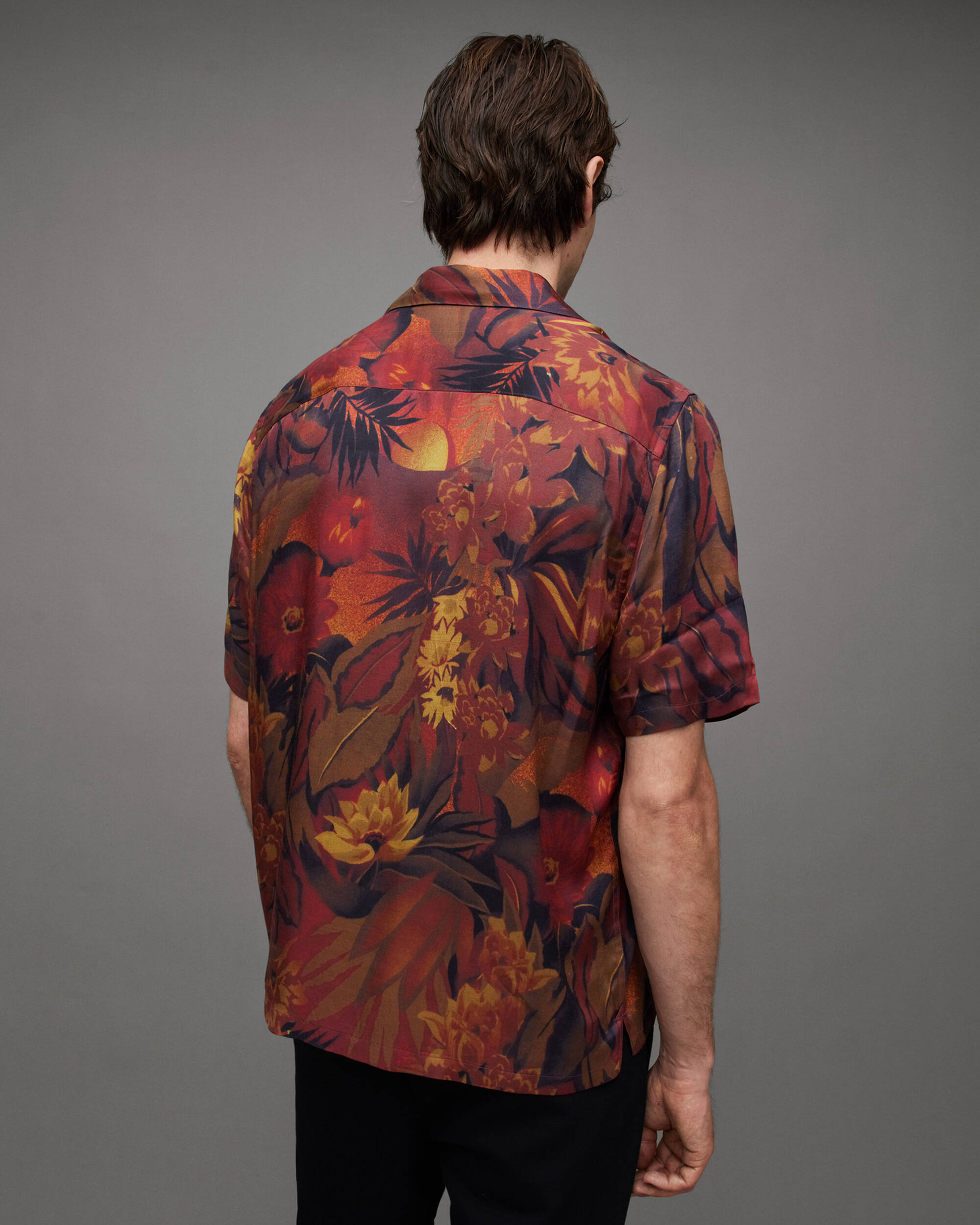 Gozo Tropical Print Relaxed Fit Shirt  large image number 5