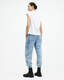 Mila Tapered Slim Fit Denim Trousers  large image number 6