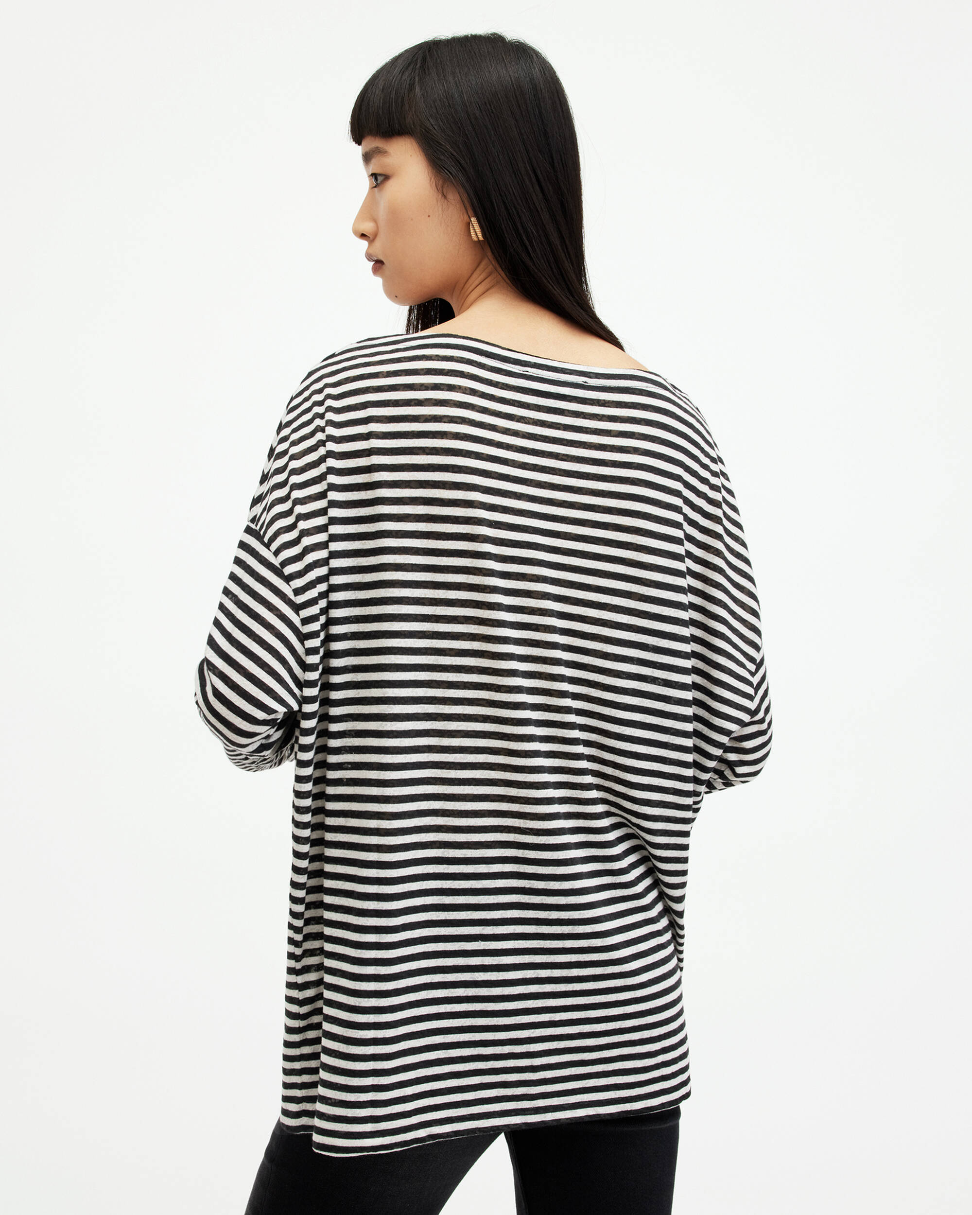Rita Oversized Striped T-Shirt  large image number 5
