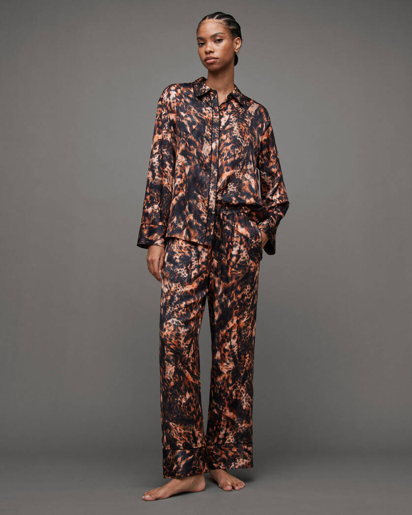 Sofi Silk Blend Spark Pyjama Trousers  large image number 1