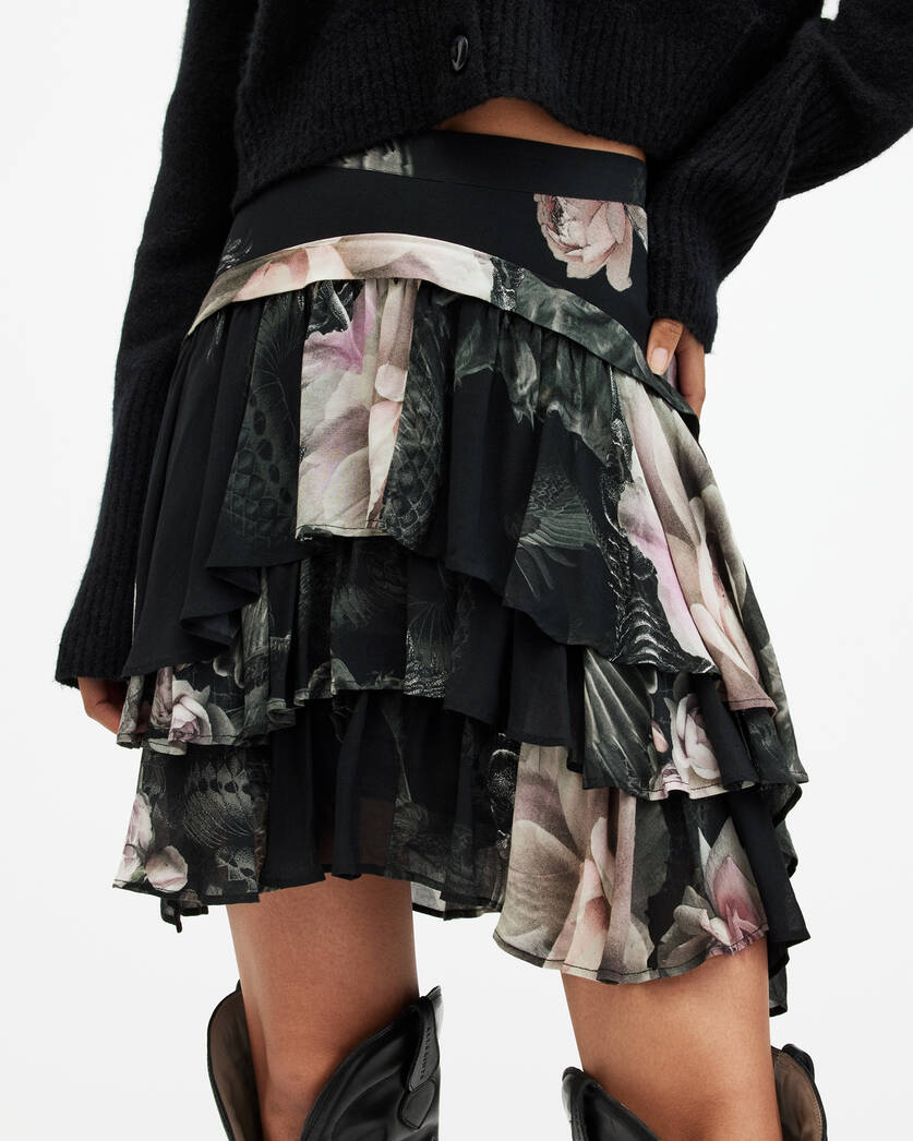 Caverly Floral Valley Ruffled Mini Skirt  large image number 3