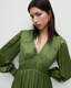 Estelle Silk Blend Asymmetric Midi Dress  large image number 2