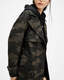 Mixie Camouflage Relaxed Fit Trench Coat  large image number 4