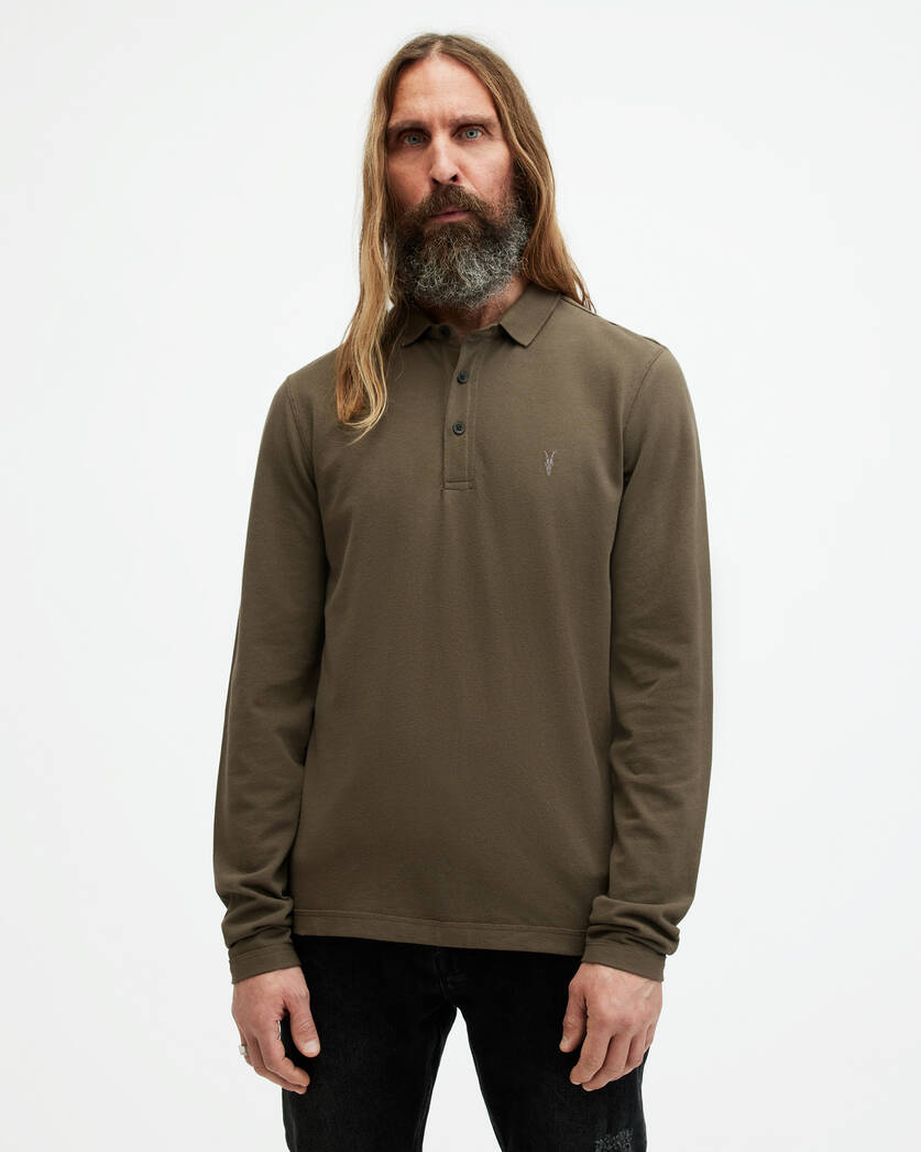 Reform Long Sleeve Ramskull Polo Shirt  large image number 1