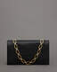 Akira Leather Removable Chain Clutch Bag  large image number 1