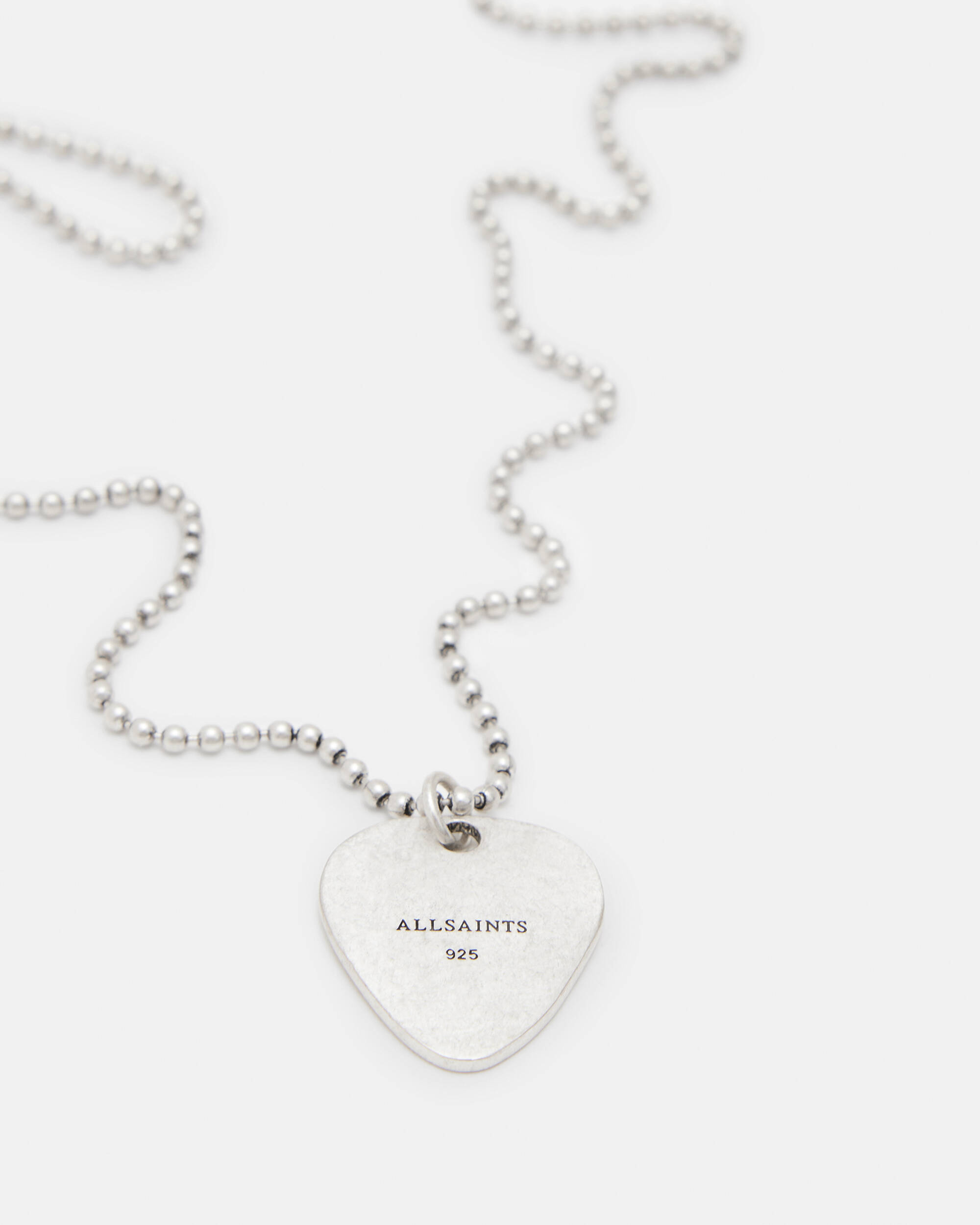Guitar Pick Sterling Silver Necklace