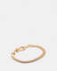 Flat Snake Chain Silver-Tone Bracelet  large image number 2