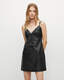 Sloane Leather Slip Mini Dress  large image number 1