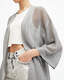 Misha Mesh Longline Kimono Cardigan  large image number 2