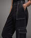 Frieda Contrast Stitched Cargo Trousers  large image number 3