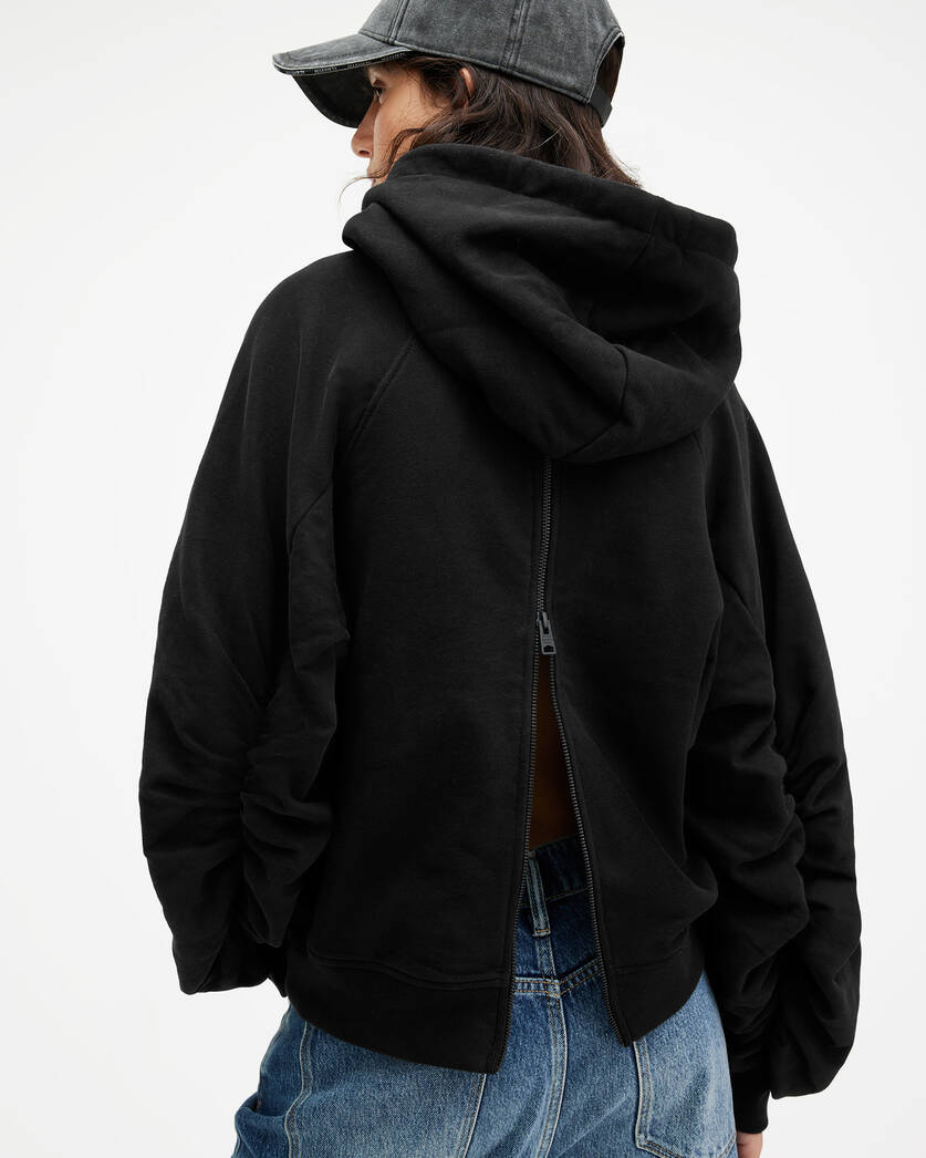 Dana Relaxed Fit Back Zip Hoodie  large image number 1